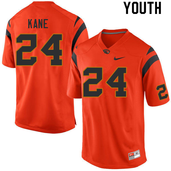 Youth #24 Jack Kane Oregon State Beavers College Football Jerseys Sale-Orange